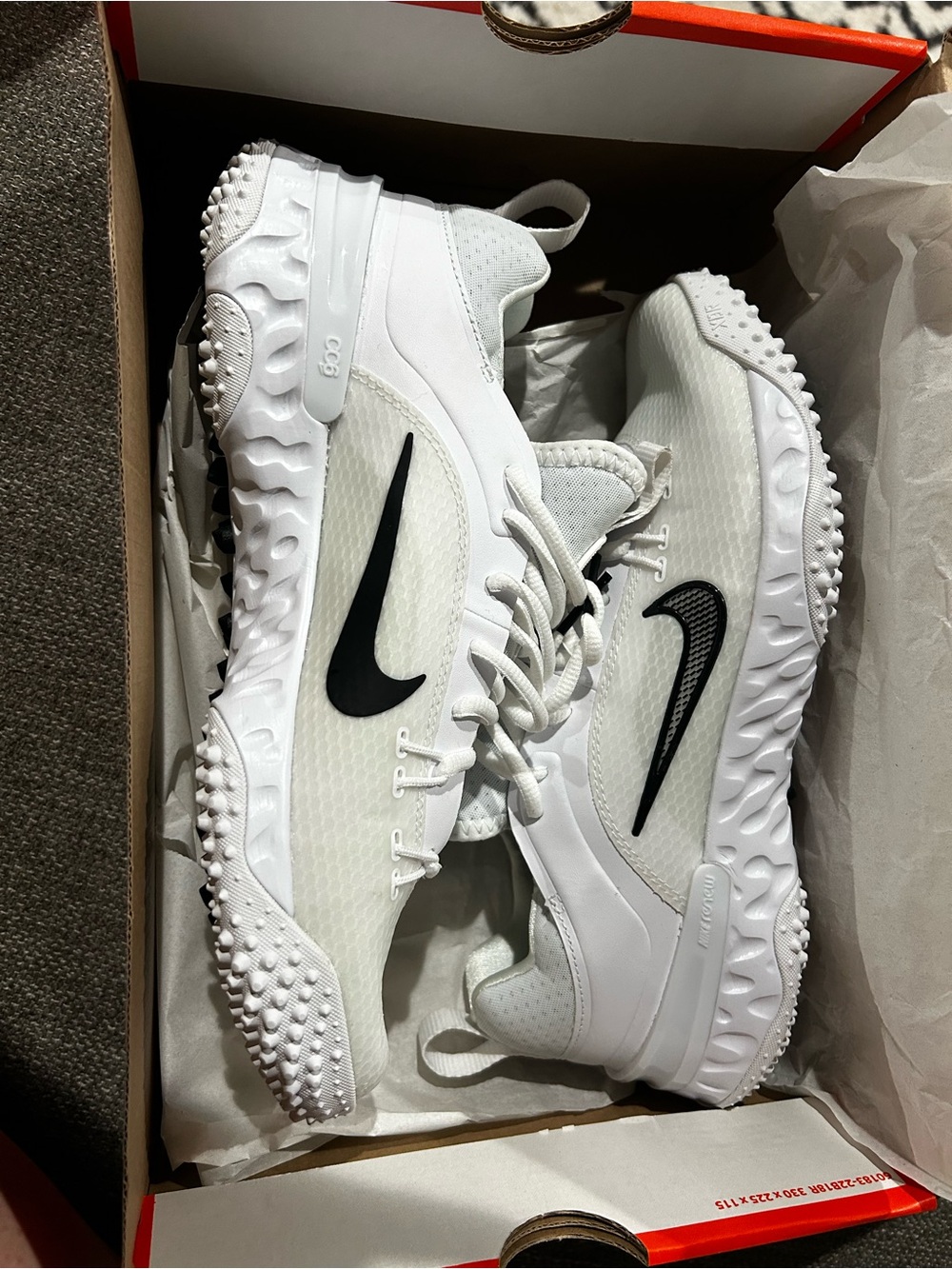 New! Nike Huarache 9 Elite TF LAX - Turf Shoes - Men 7.5 Women 9